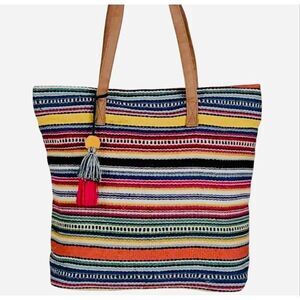 Bohemian Multicolored Large Tote